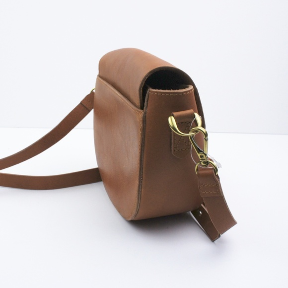 New MADEWELL The Elsewhere Tie Saddlebag Leather - Picture 6 of 8
